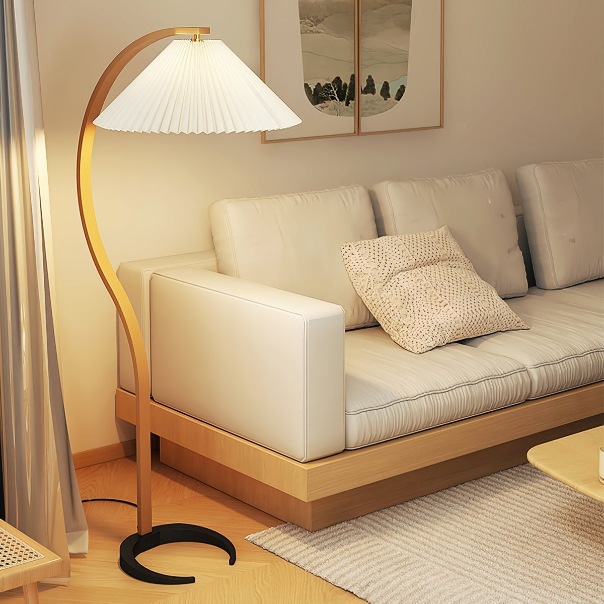 Viaro Wood Floor Lamp