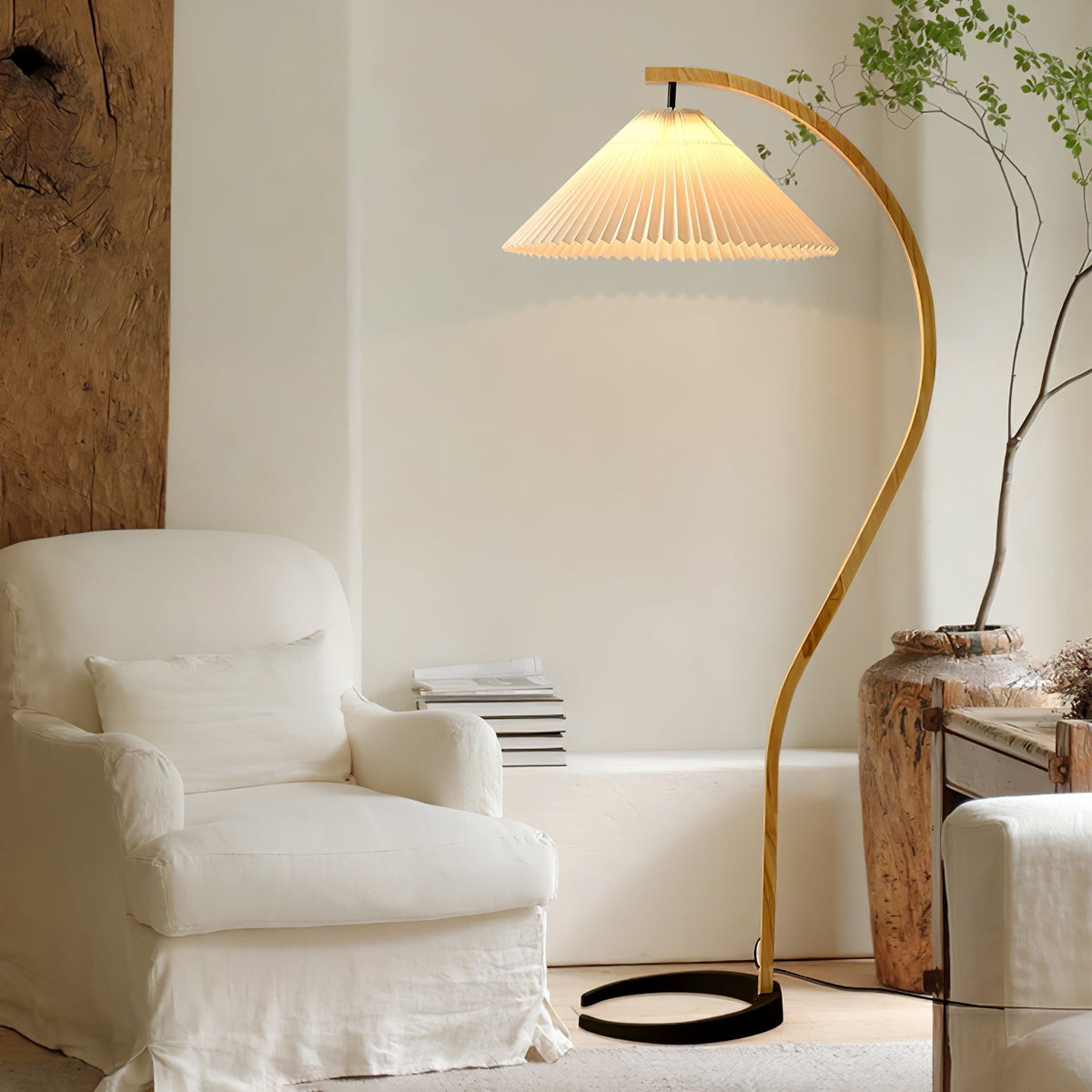 Viaro Wood Floor Lamp