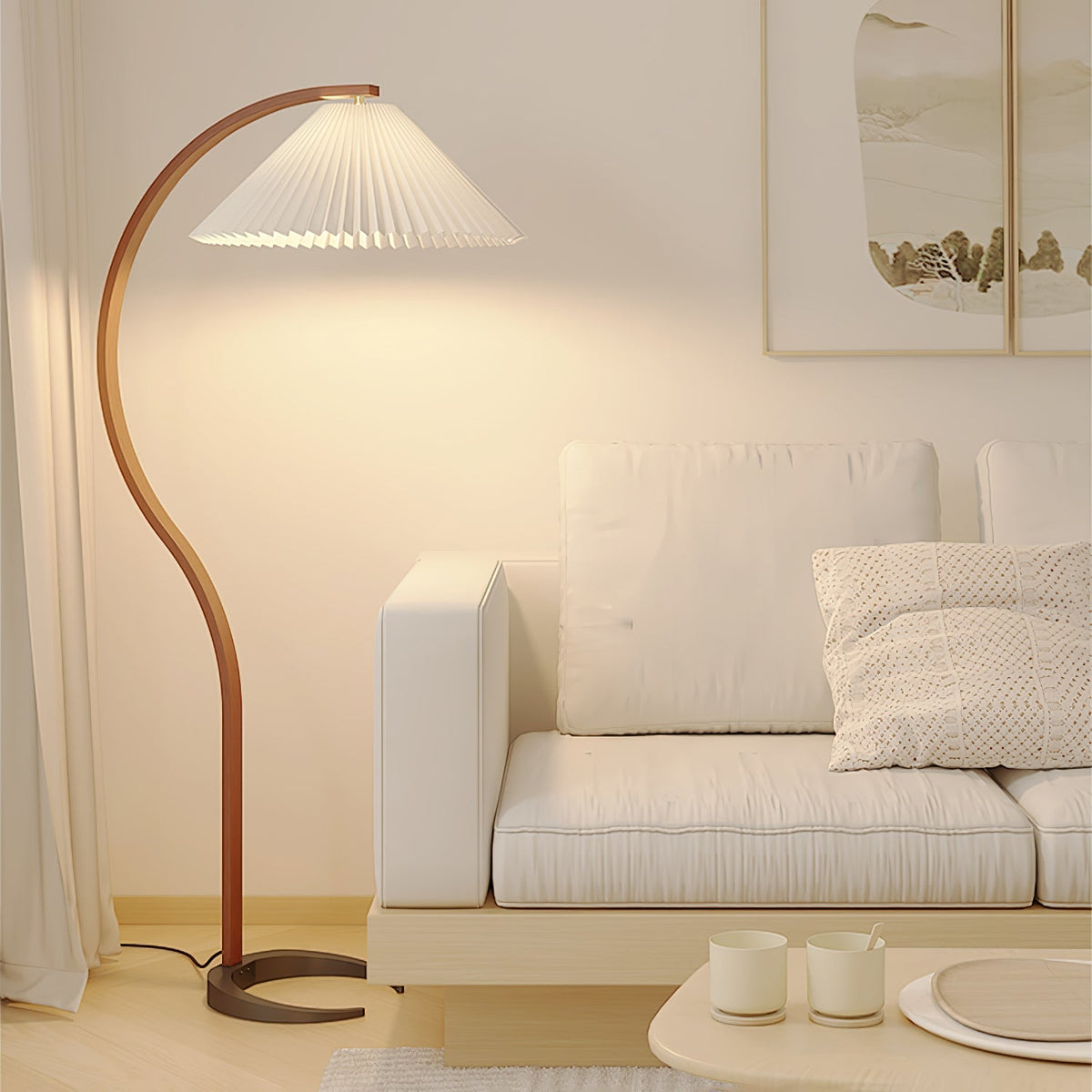 Viaro Wood Floor Lamp
