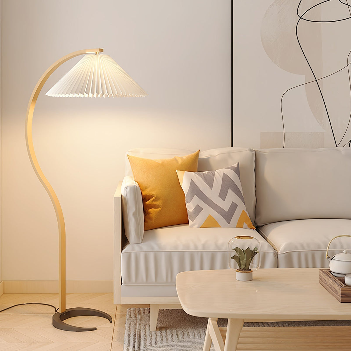 Viaro Wood Floor Lamp