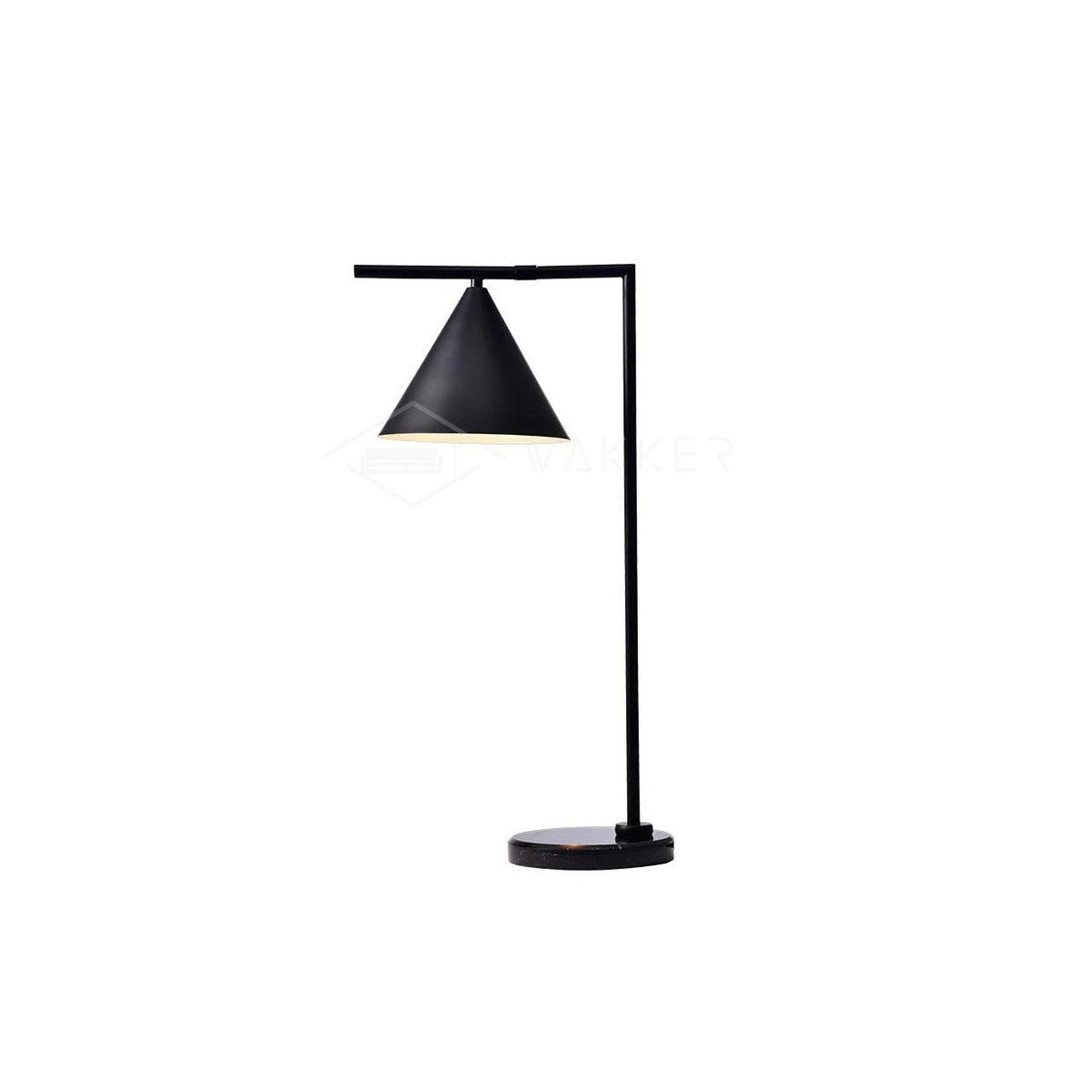 Glowen Marble Industrial Table Lamp