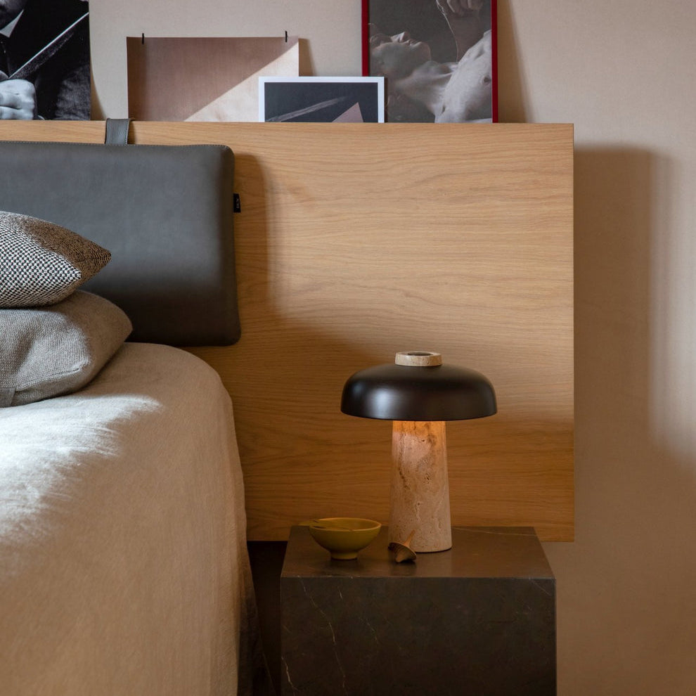 Oakley Travertine Table Lamp