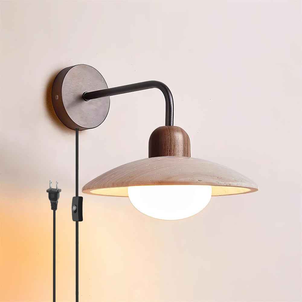 Travelle Travertine Wall Sconce - Neutral Decor