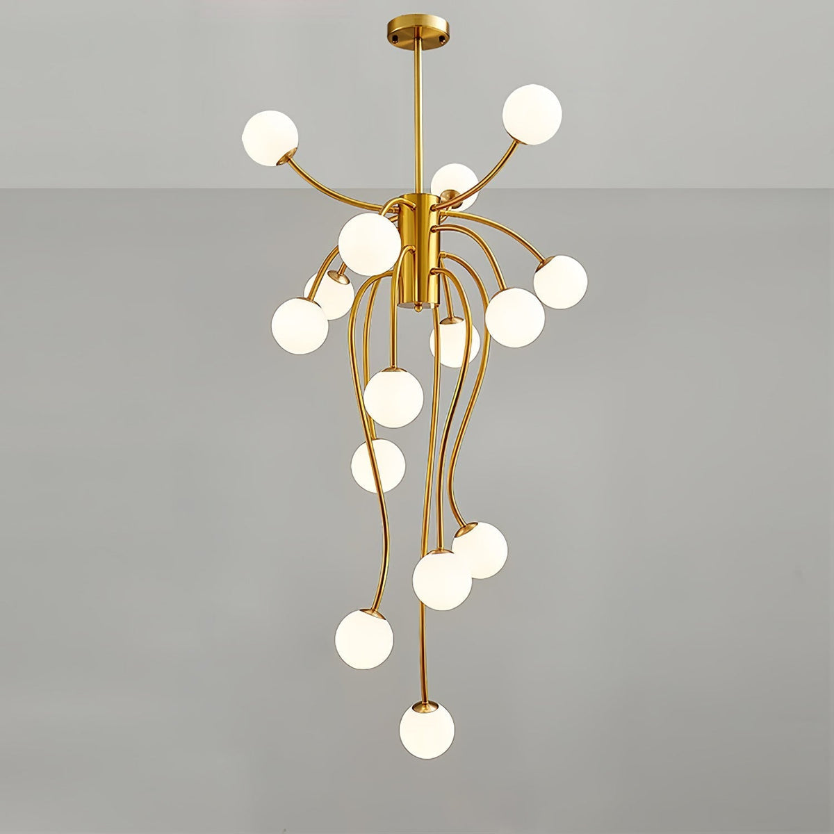 Astralyn Brass Globe Chandelier