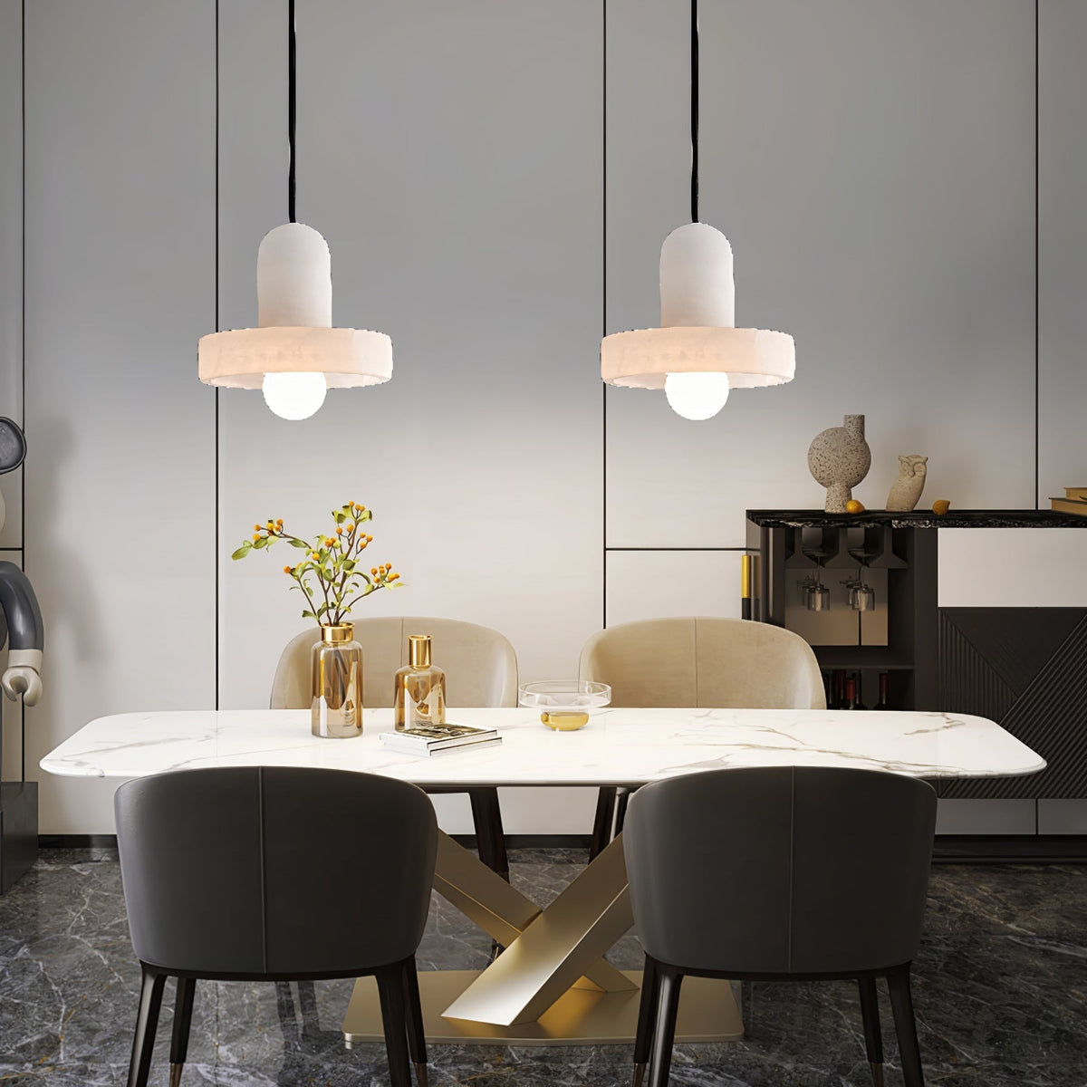 Carrara Alabaster Pendant Lamp