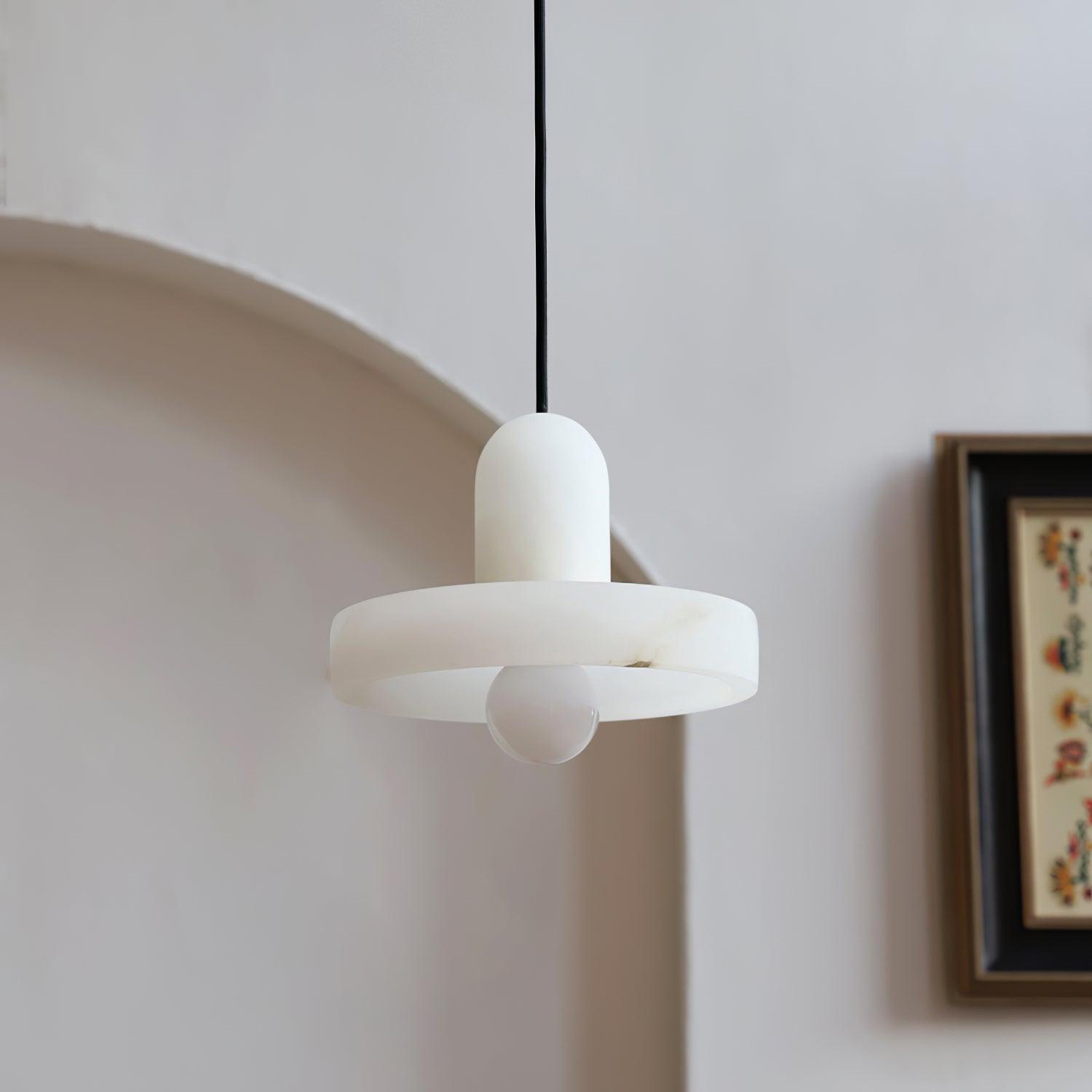 Eirven Stacked Alabaster Pendant Light