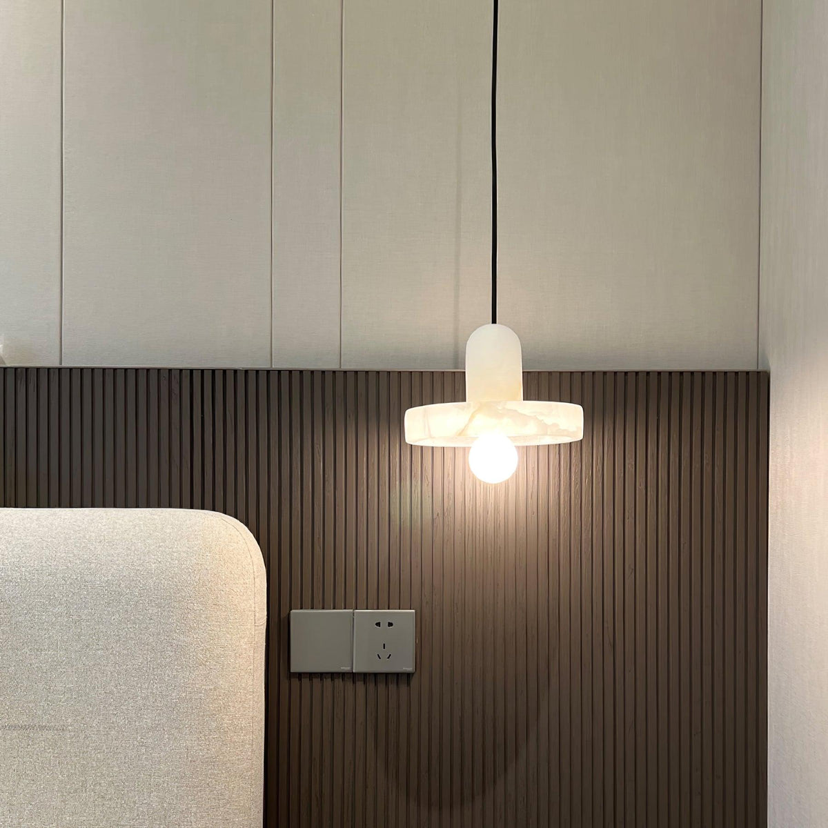 Eirven Stacked Alabaster Pendant Light