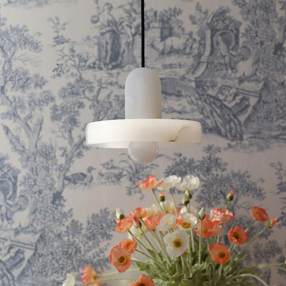 Eirven Stacked Alabaster Pendant Light