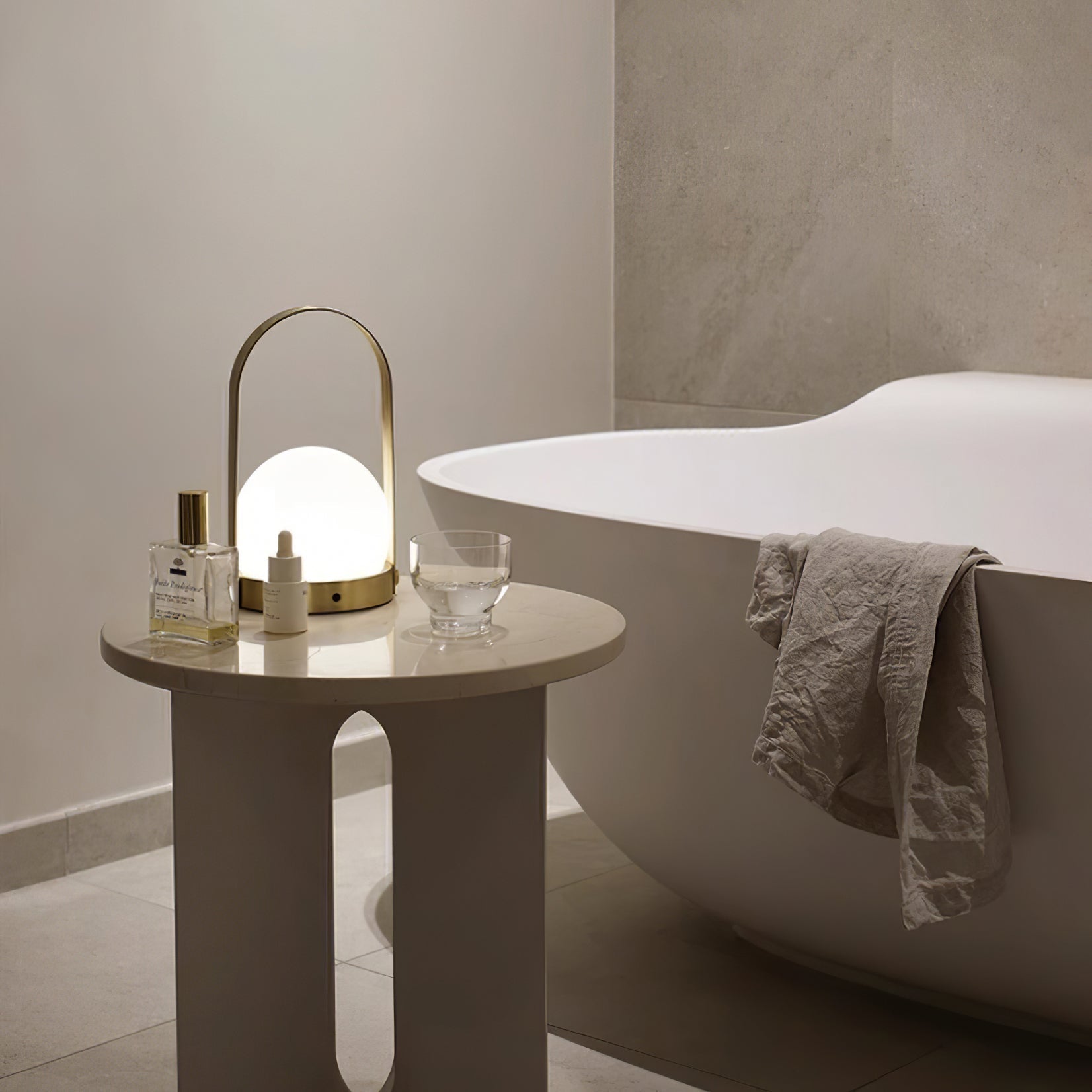 Zenon Glass Minimalist Table Lamp