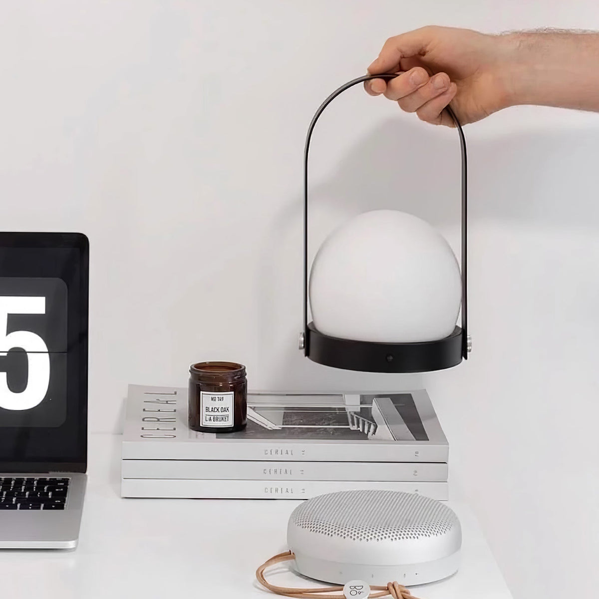 Zenon Glass Minimalist Table Lamp