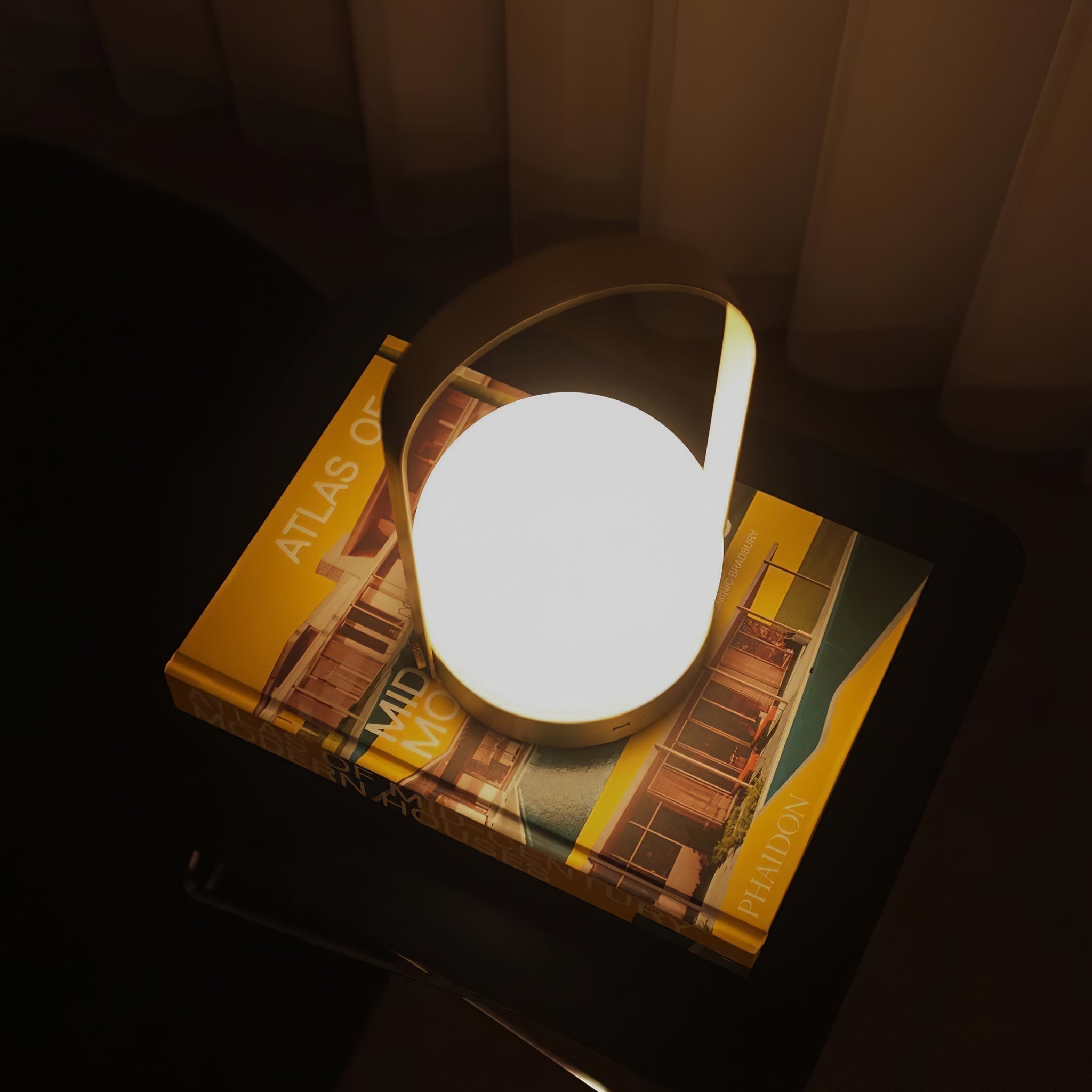 Zenon Glass Minimalist Table Lamp