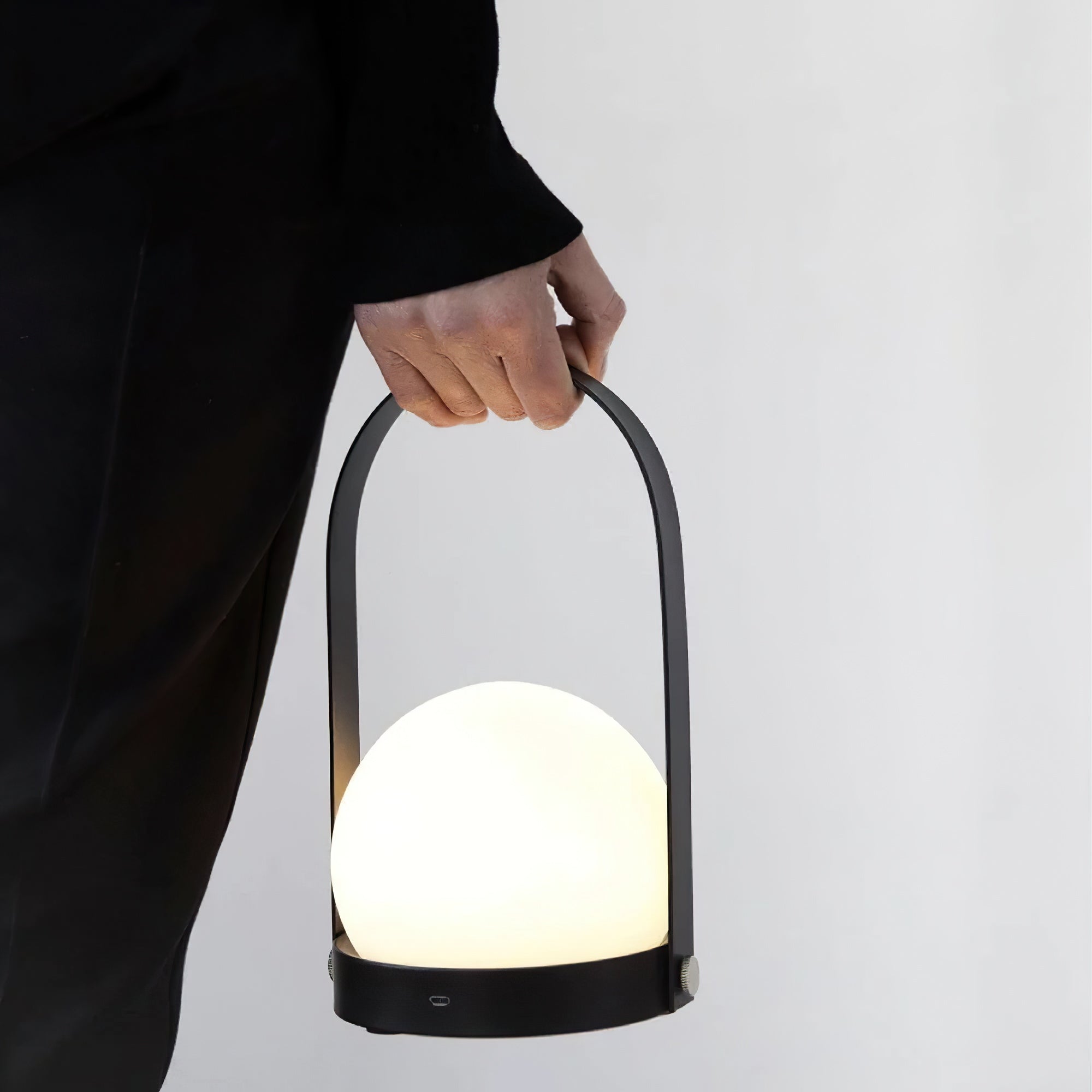 Zenon Glass Minimalist Table Lamp