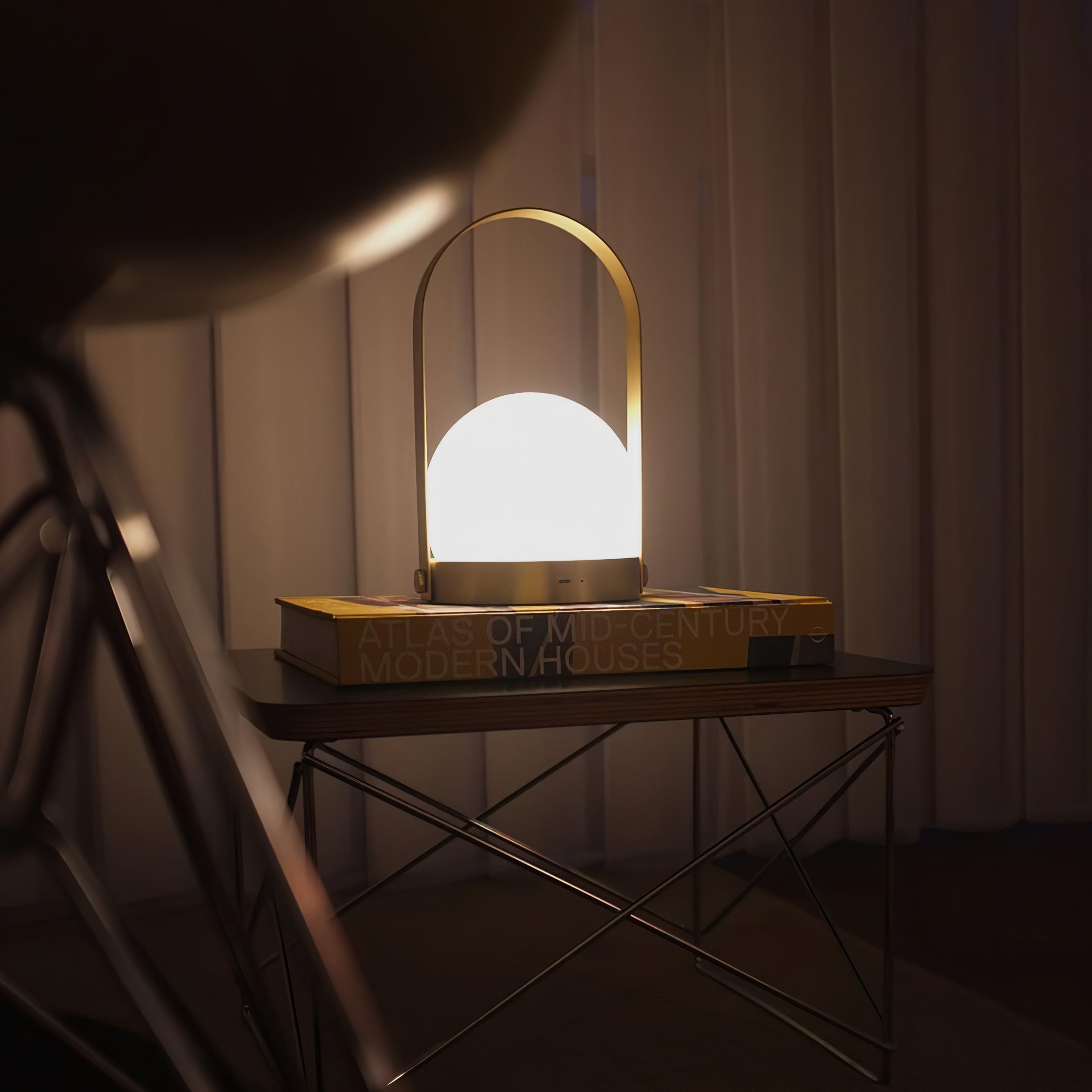 Zenon Glass Minimalist Table Lamp