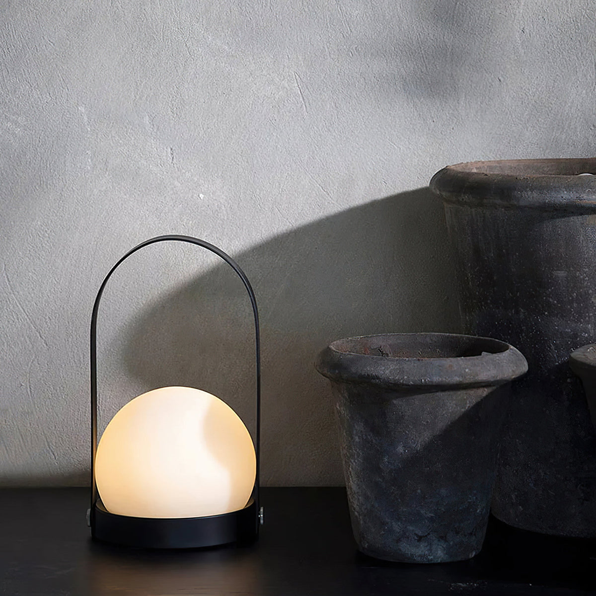 Zenon Glass Minimalist Table Lamp