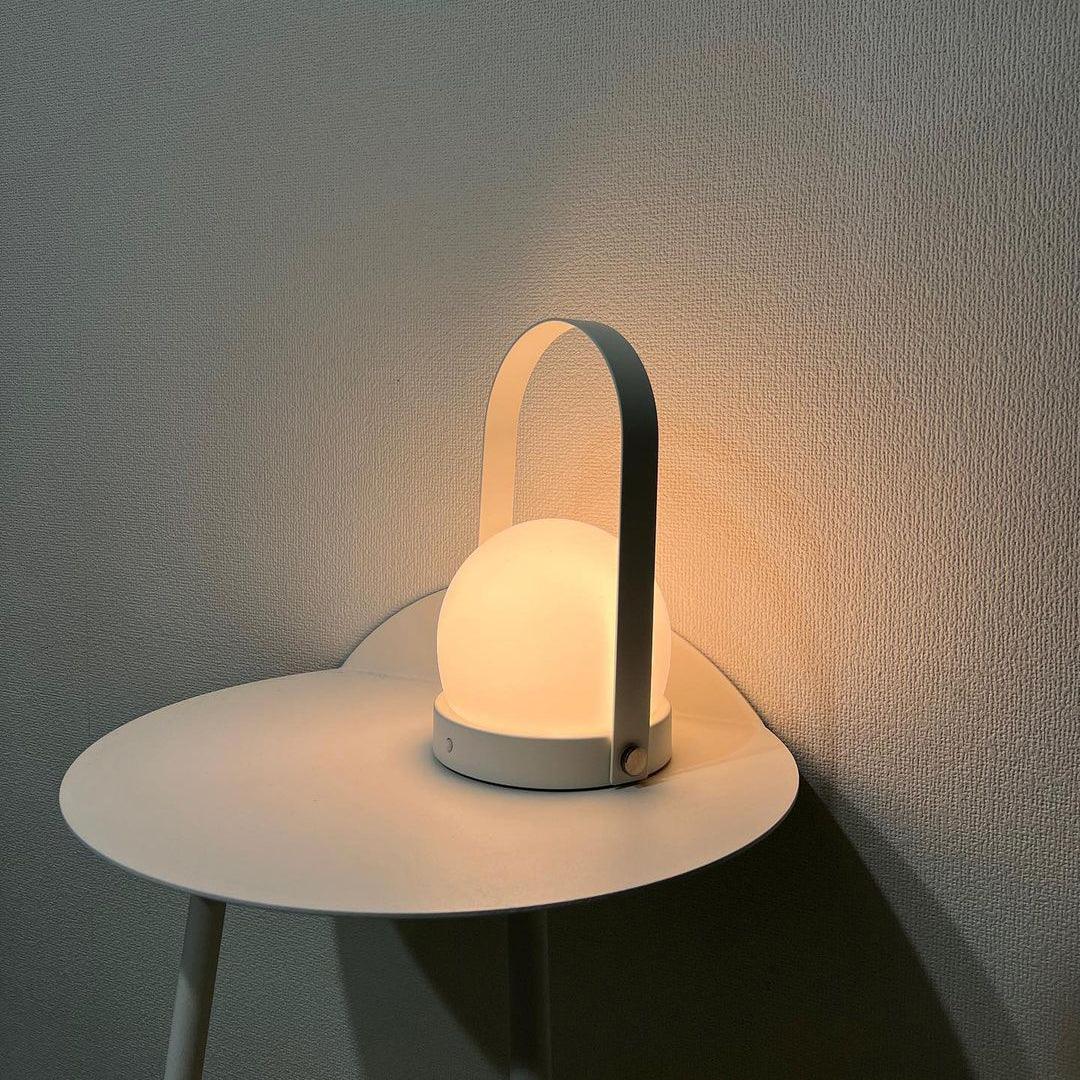 Zenon Glass Minimalist Table Lamp