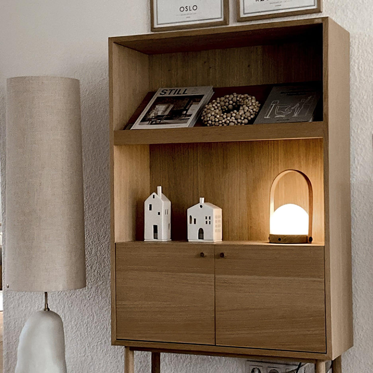 Zenon Glass Minimalist Table Lamp