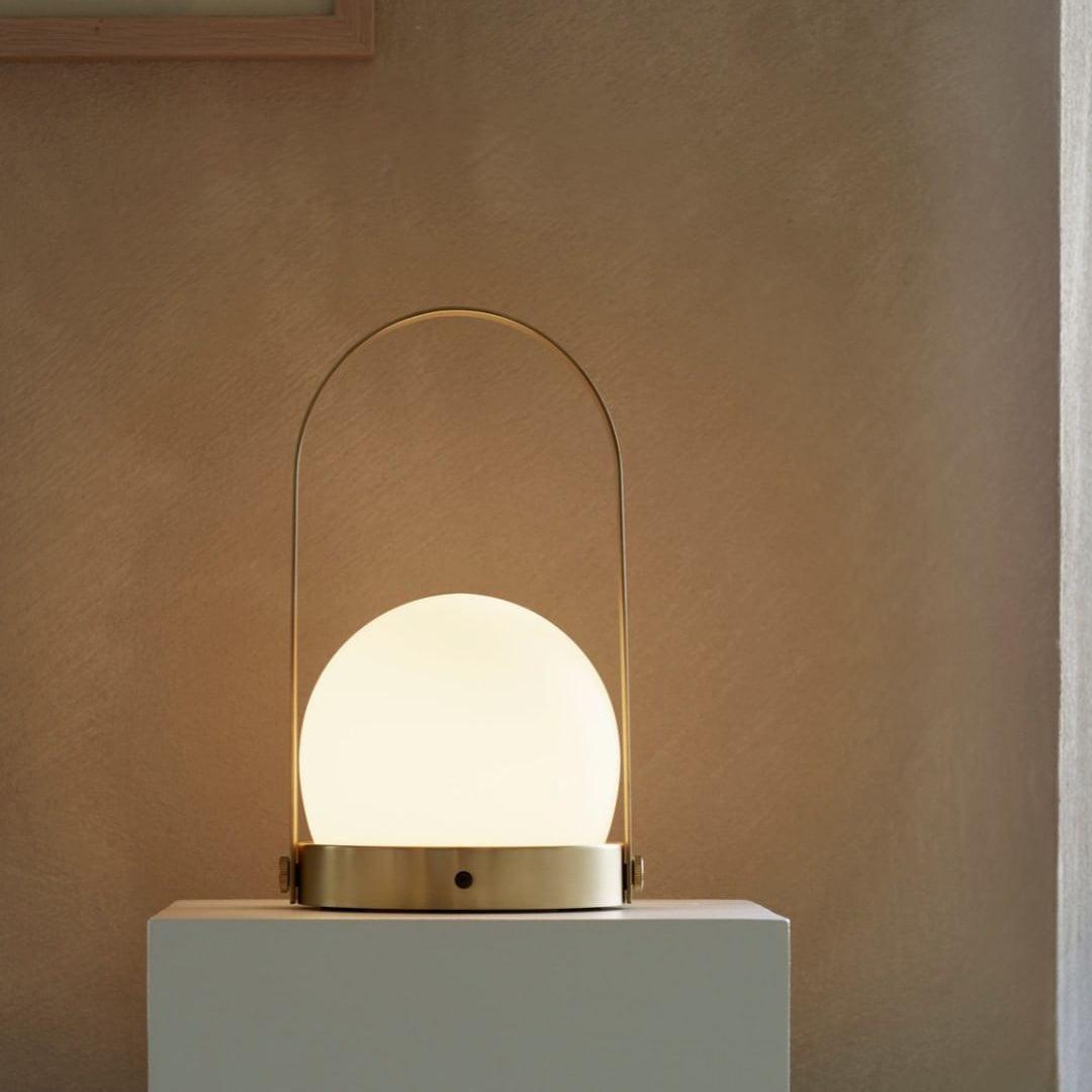 Zenon Glass Minimalist Table Lamp
