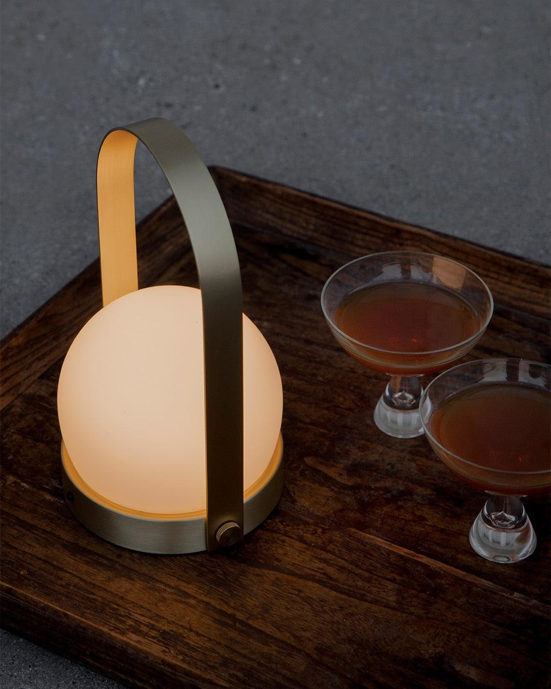 Zenon Glass Minimalist Table Lamp