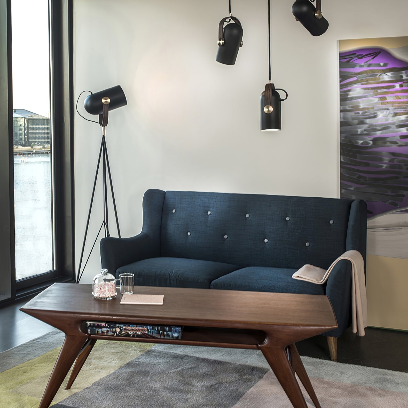 Miraaine Modern Minimalist Swag Pendant Light