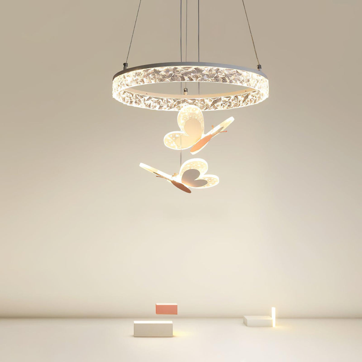 Orlina Acrylic Industrial Pendant Lamp