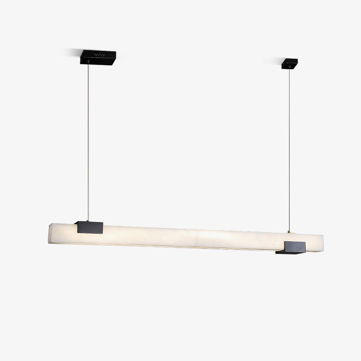 Mivel Minimalist Alabaster Linear Pendant Light