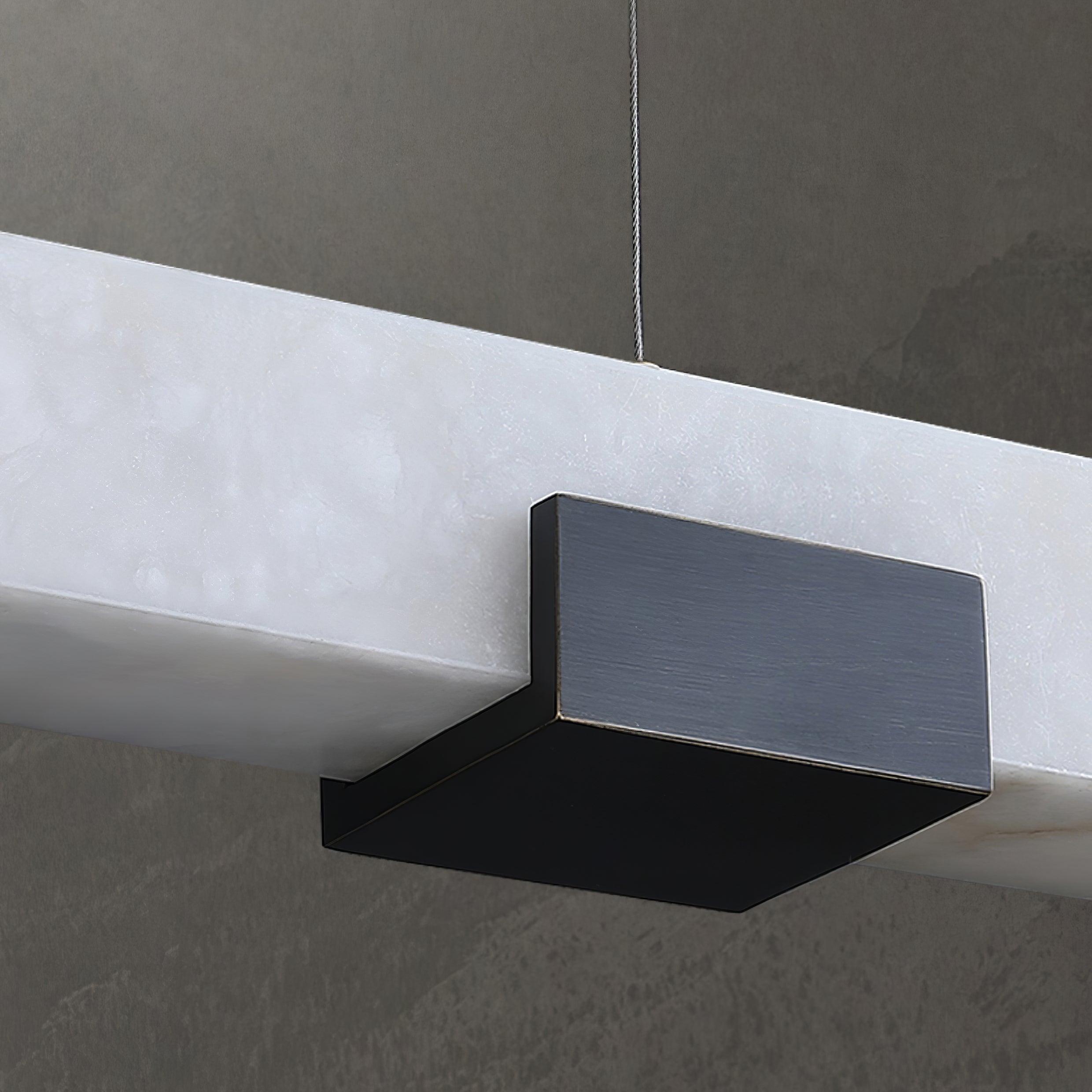 Mivel Minimalist Alabaster Linear Pendant Light