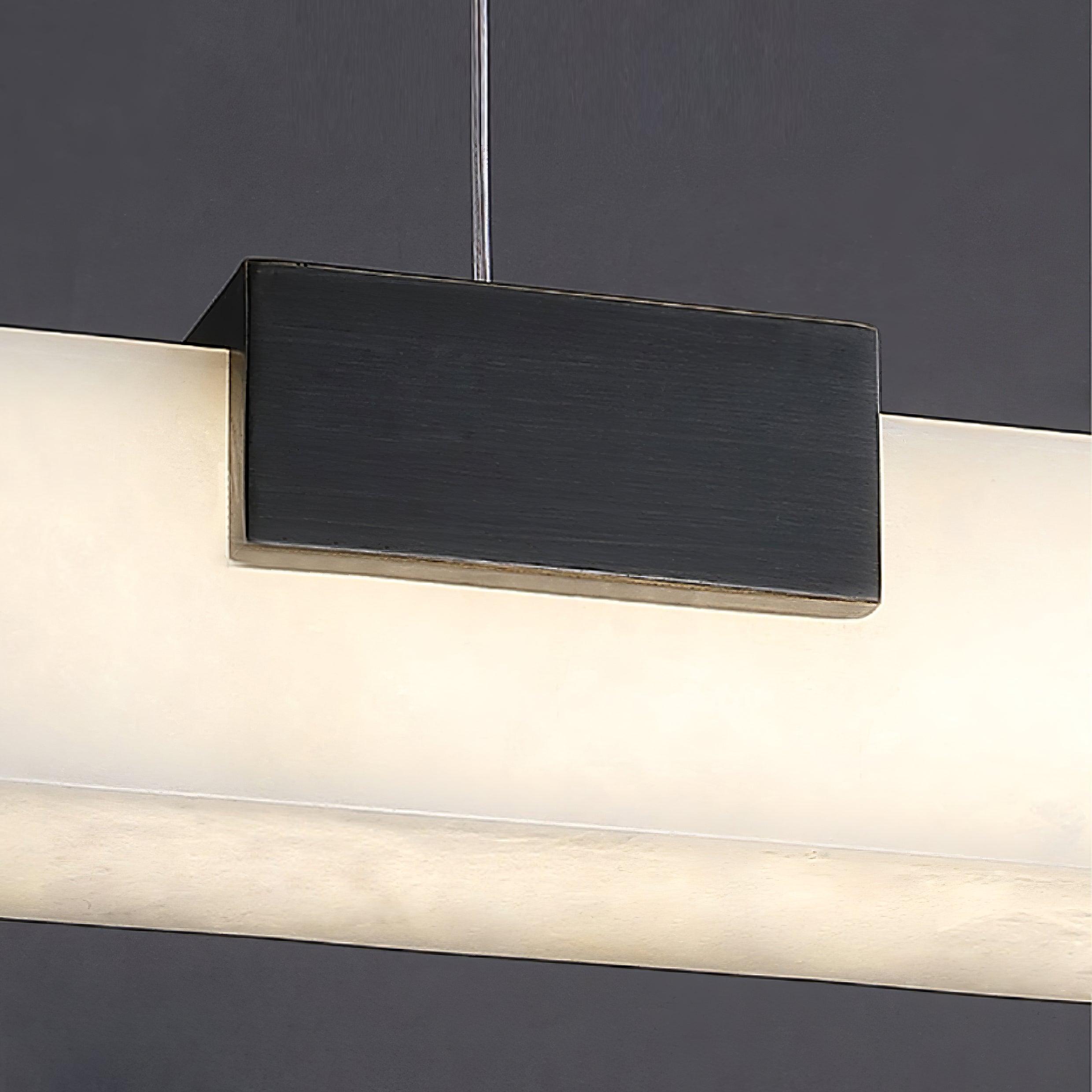 Mivel Minimalist Alabaster Linear Pendant Light