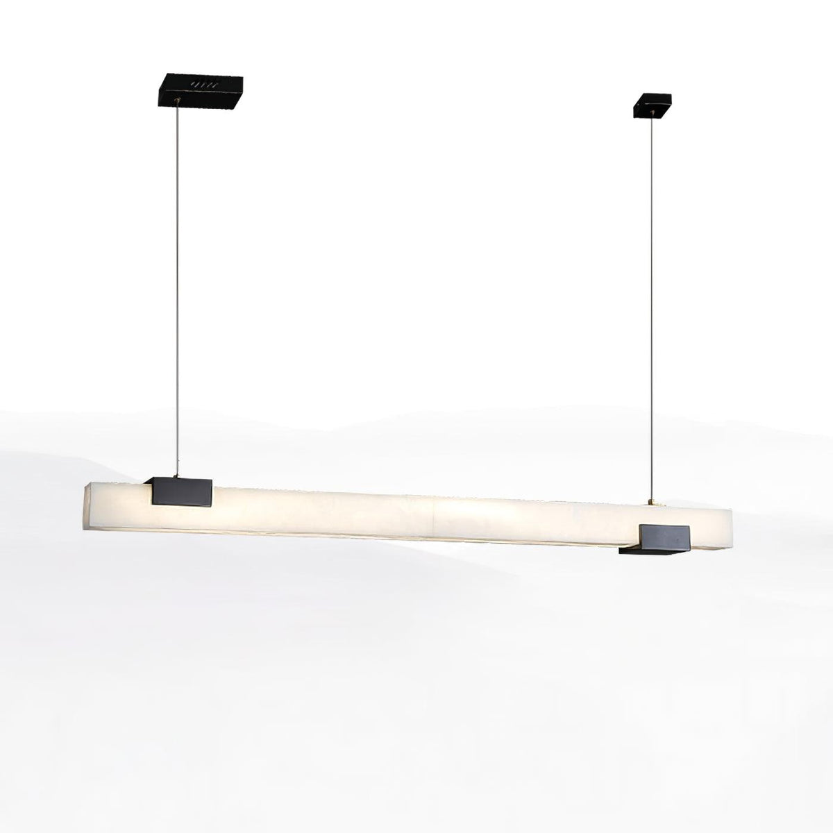 Mivel Minimalist Alabaster Linear Pendant Light