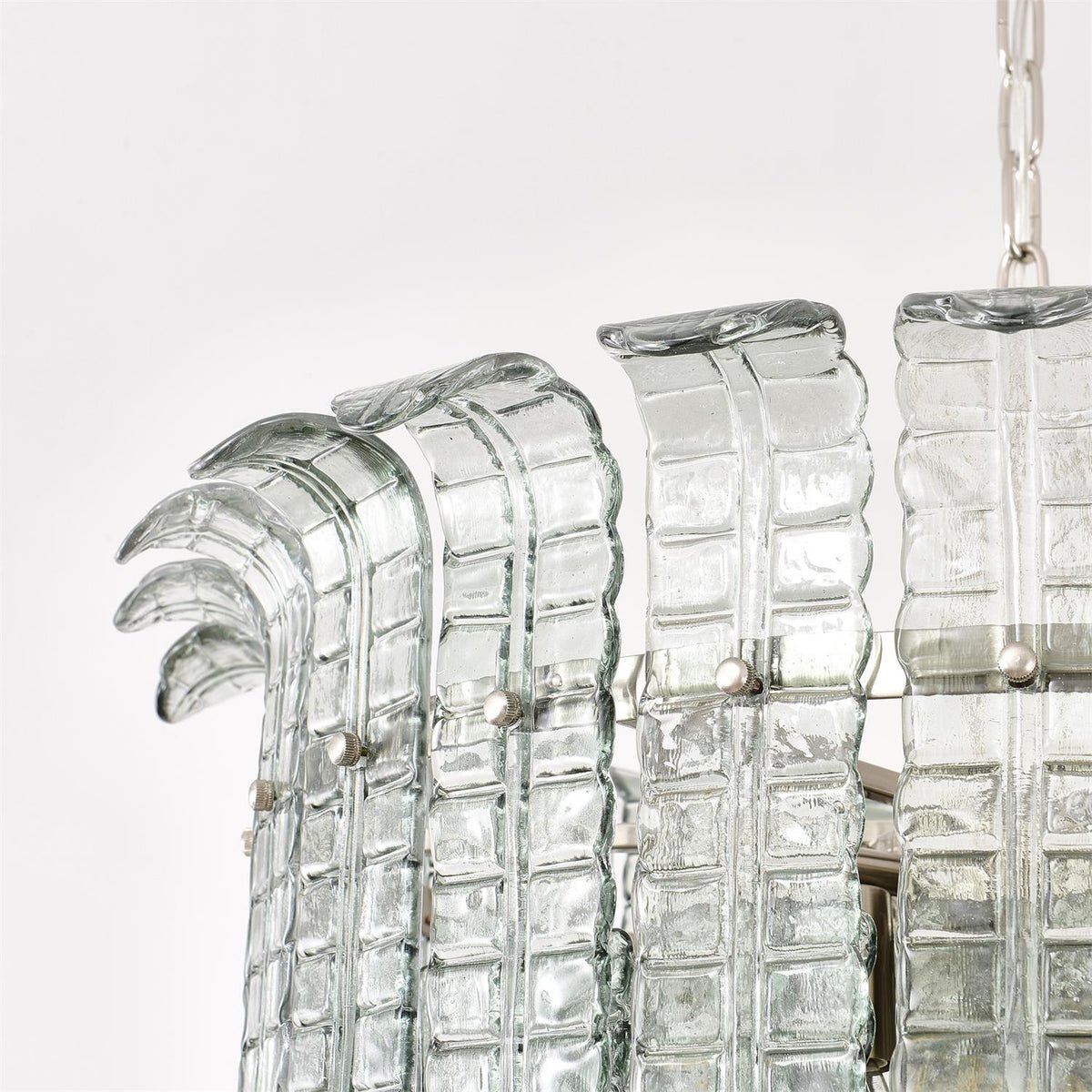 Yisk Chandelier Cascade Murano Glass Tiered Vintage