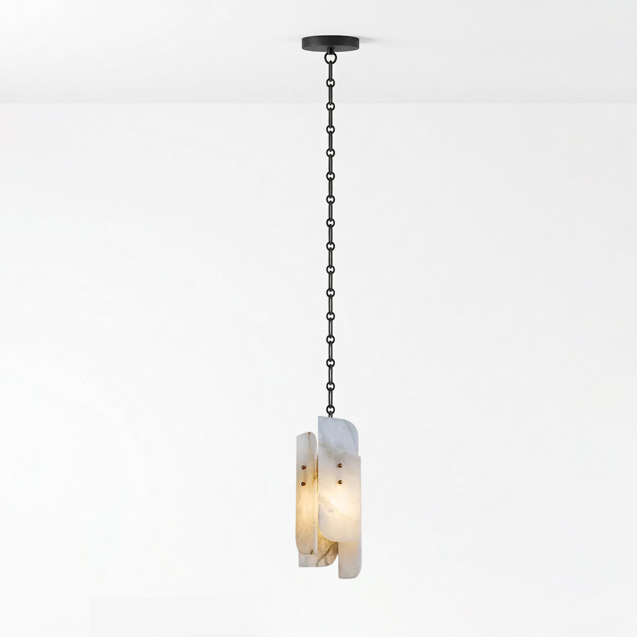 Aurevian Cascading Chain Cluster Chandelier