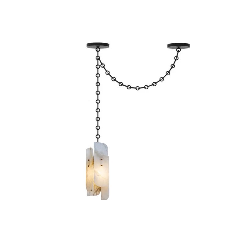 Aurevian Cascading Chain Cluster Chandelier