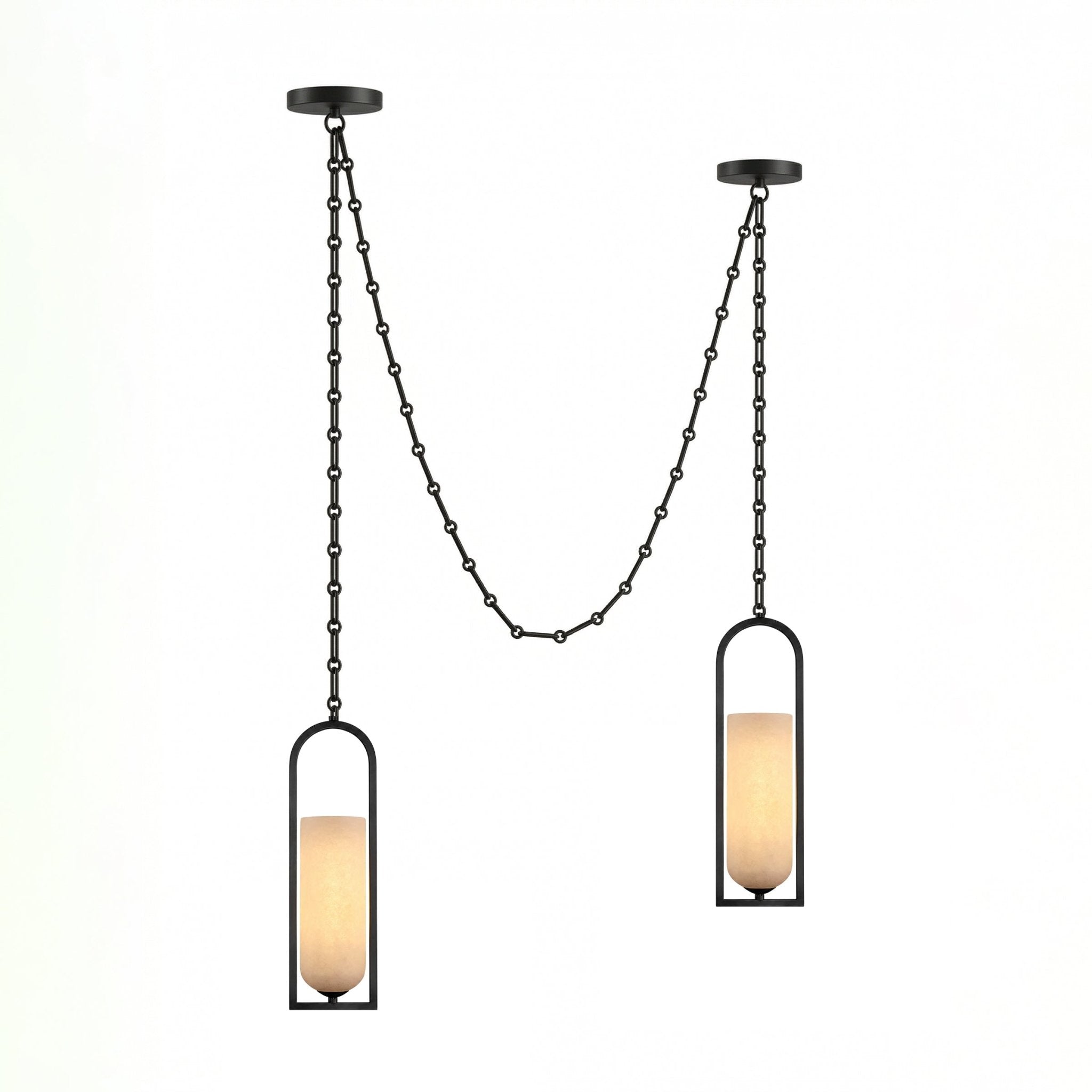 Theron Cascading Chain Lantern Chandelier