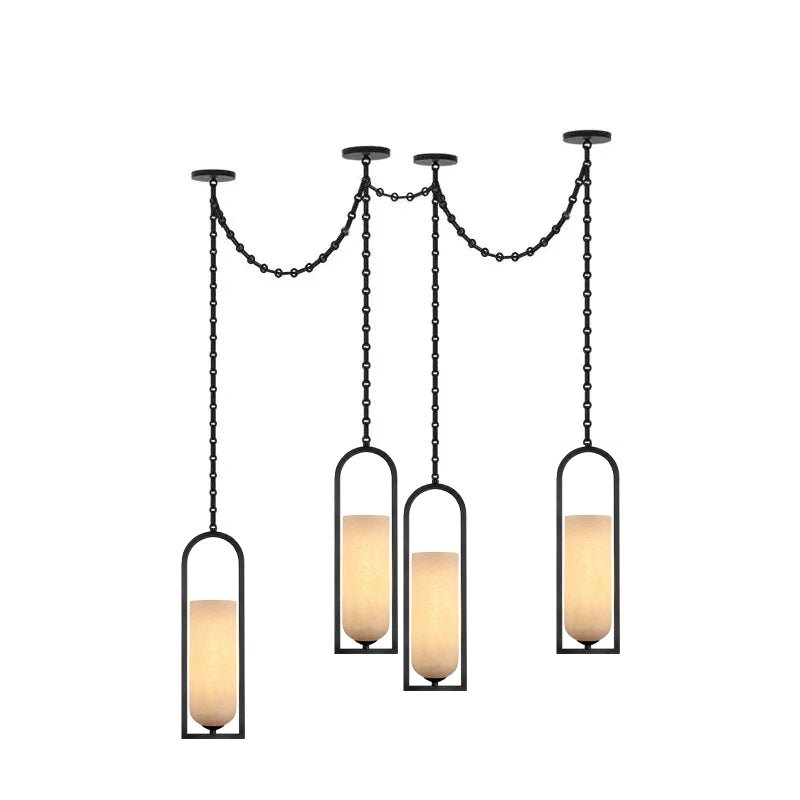 Theron Cascading Chain Lantern Chandelier