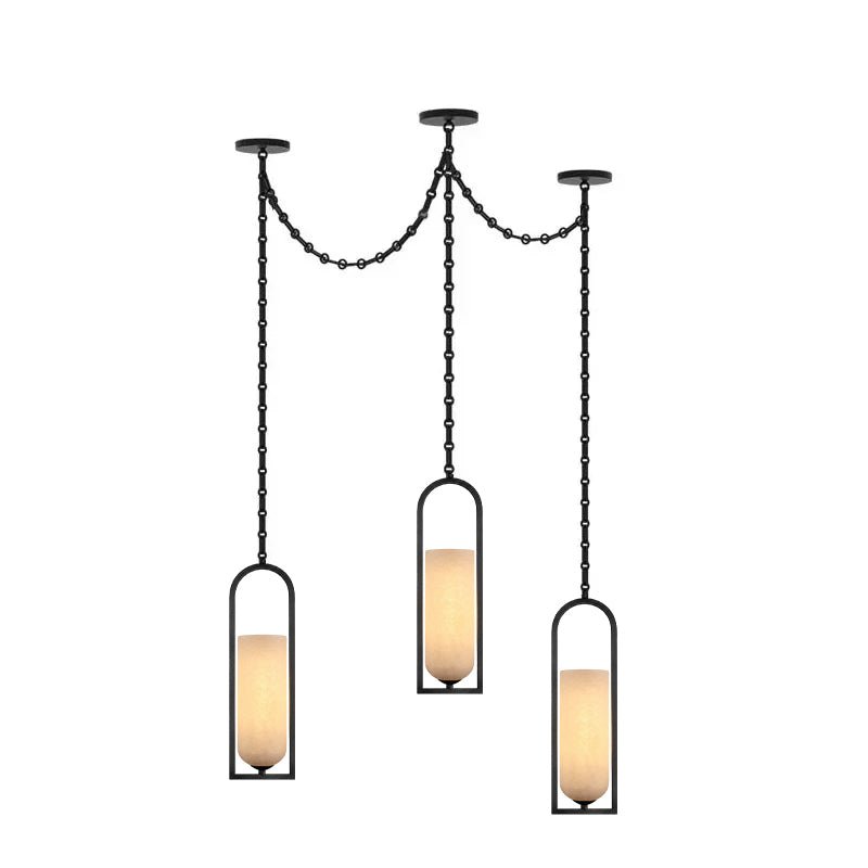 Theron Cascading Chain Lantern Chandelier