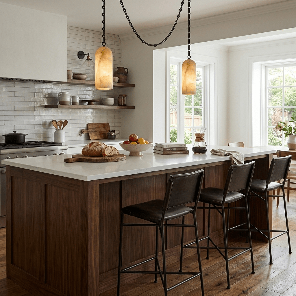 Auberon Cascading Chain Capsule Chandelier