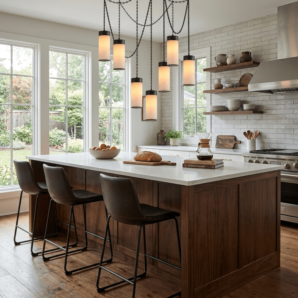 Lysander Cascading Chain Cylinder Chandelier