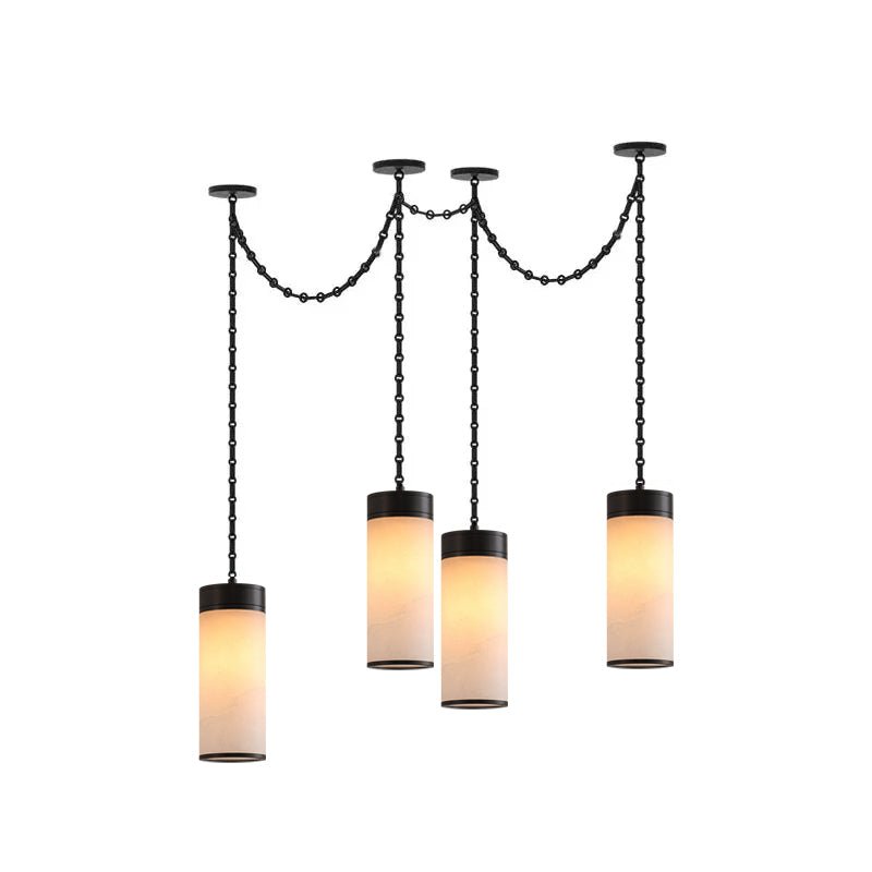 Lysander Cascading Chain Cylinder Chandelier