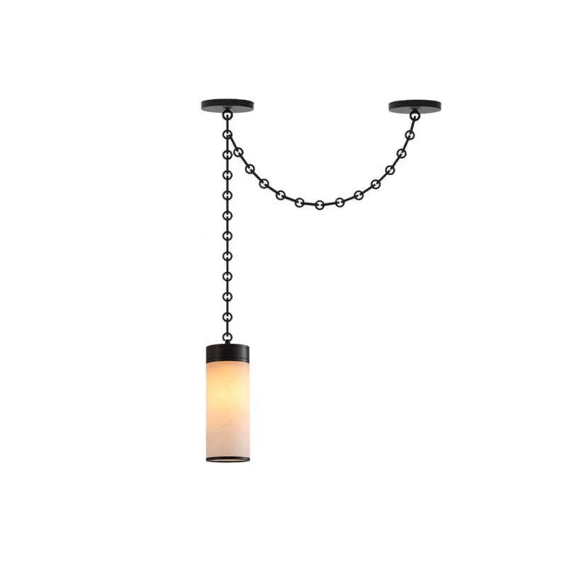 Lysander Cascading Chain Cylinder Chandelier