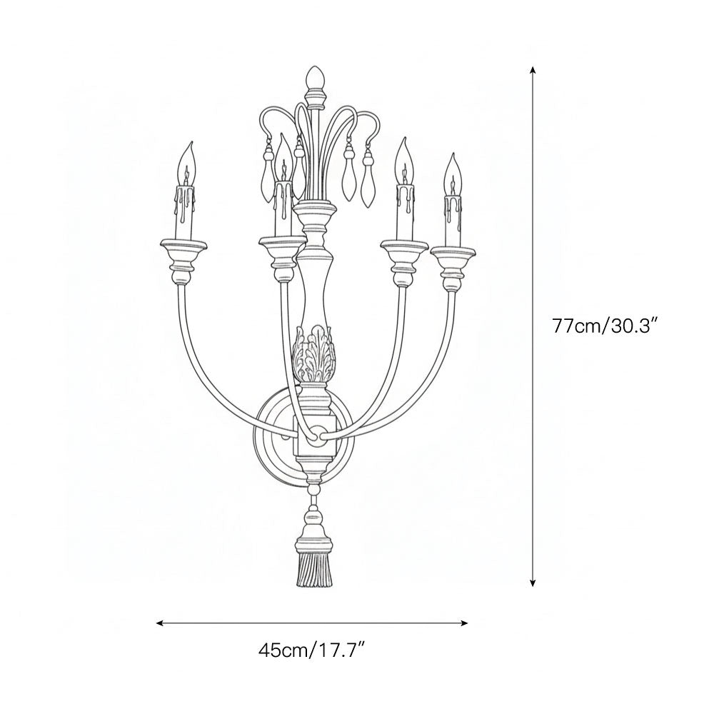 Valdren Candle Wall Lamp