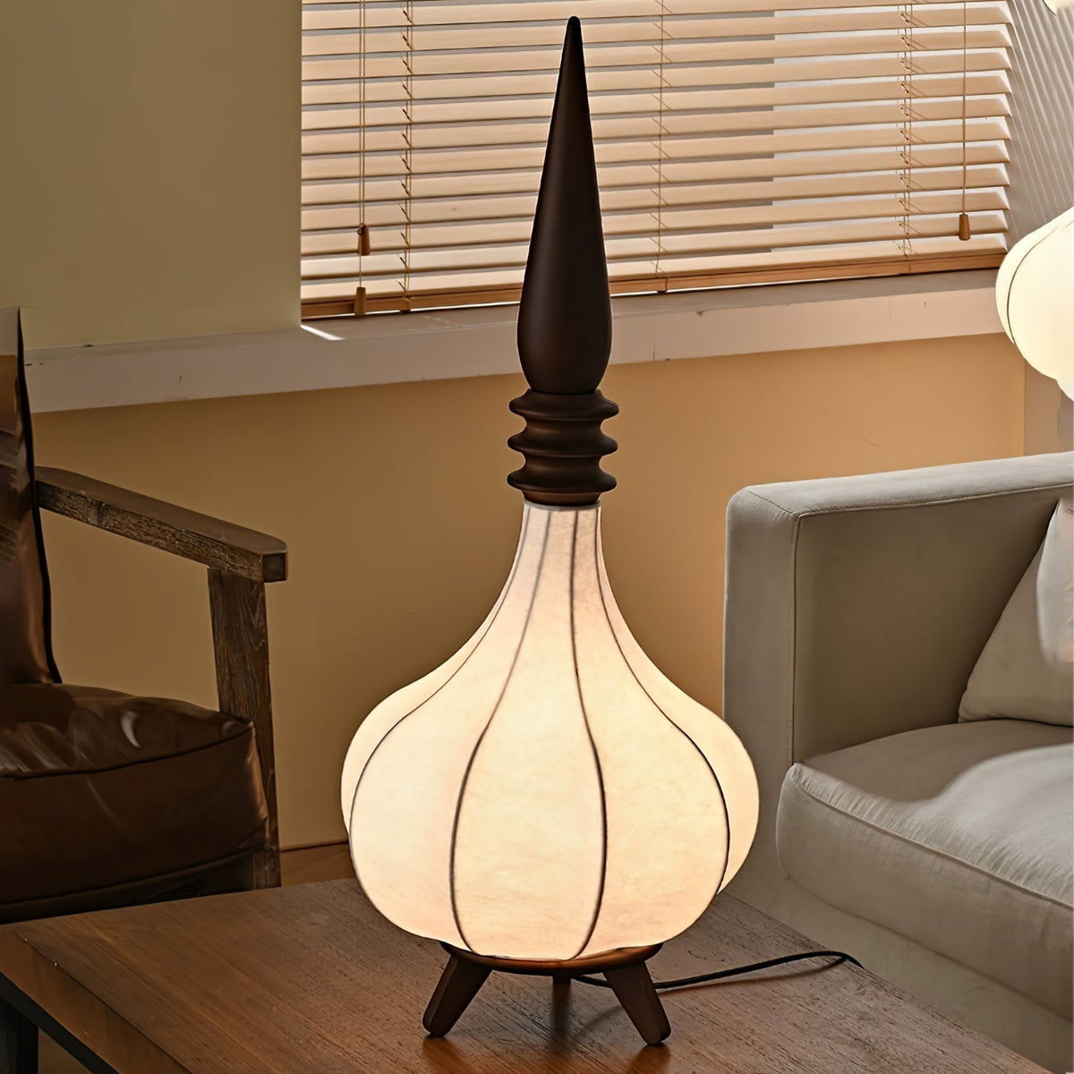 Cetalyra Tiered Gourd Floor Lamp