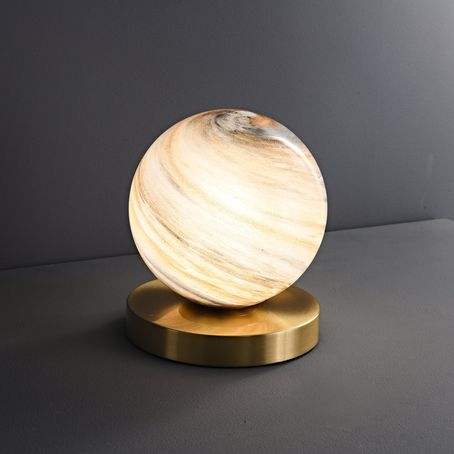 Casuelle Contemporary Brass Table Lamp
