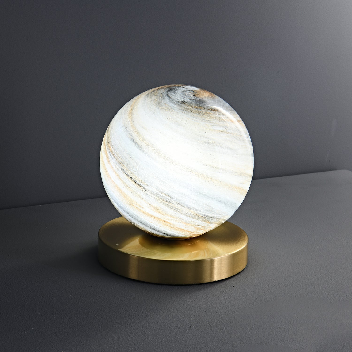 Casuelle Contemporary Brass Table Lamp