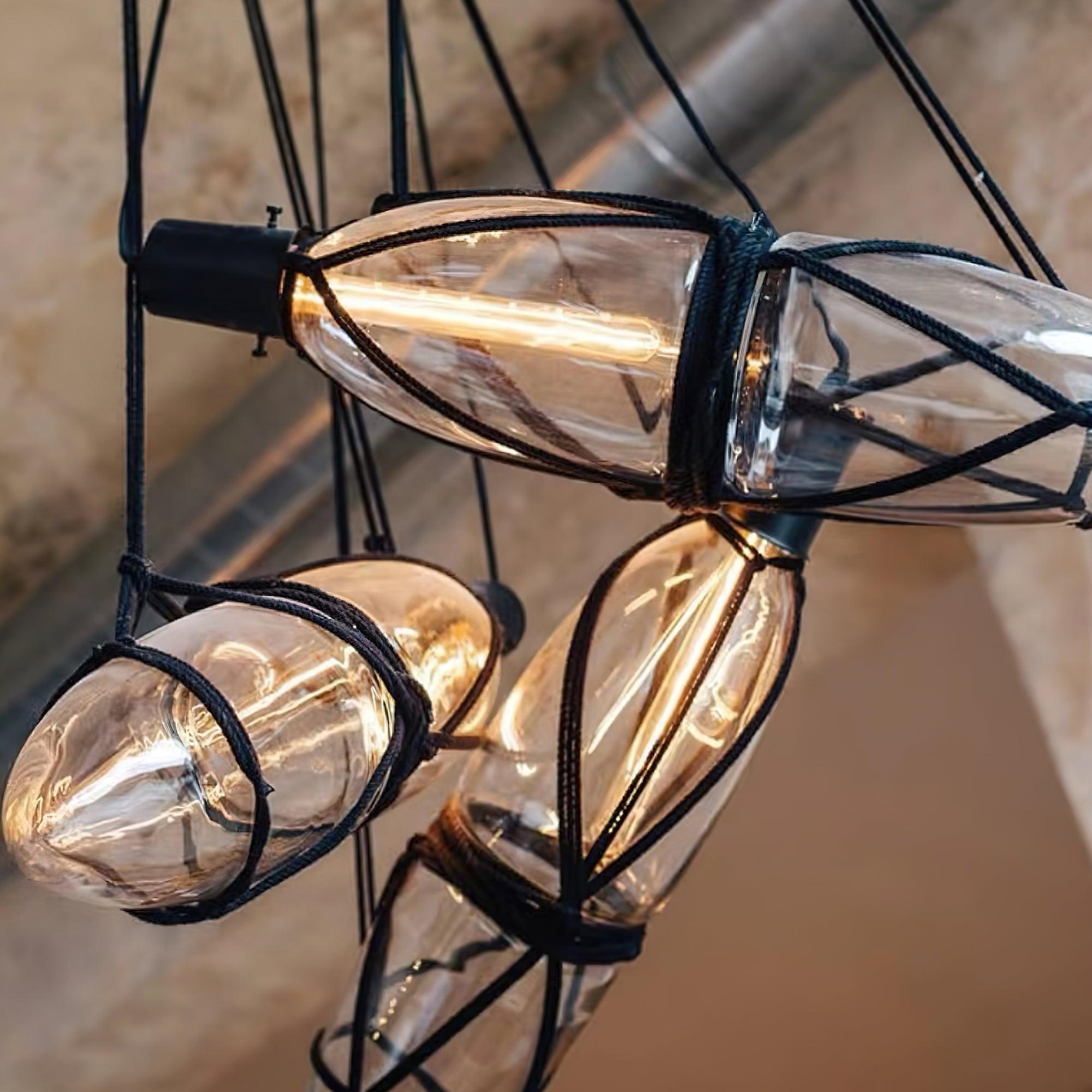 Sior Individual Creativity Bottle Glass Pendant Lamp