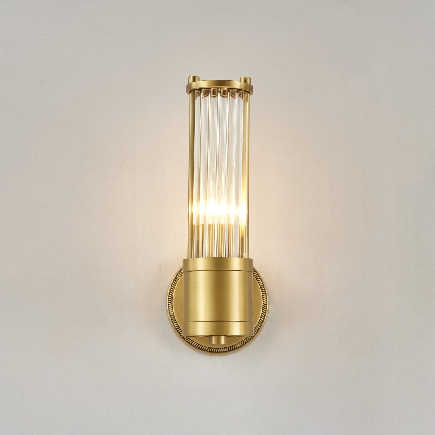 Vevenisra Nordic Art Cylinder Glass Wall Light