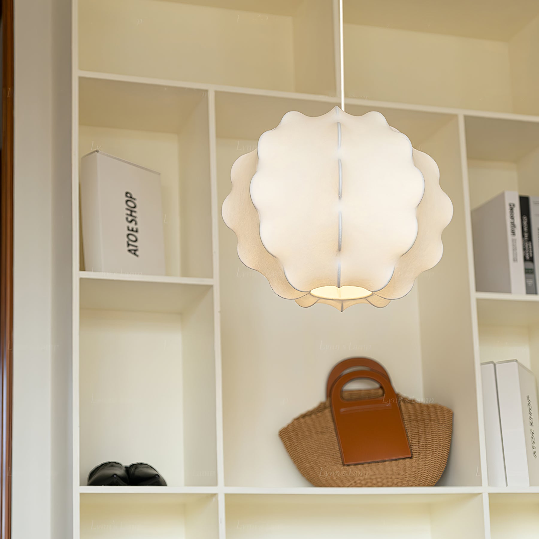 Elora Silk Scandinavian Pendant Lamp