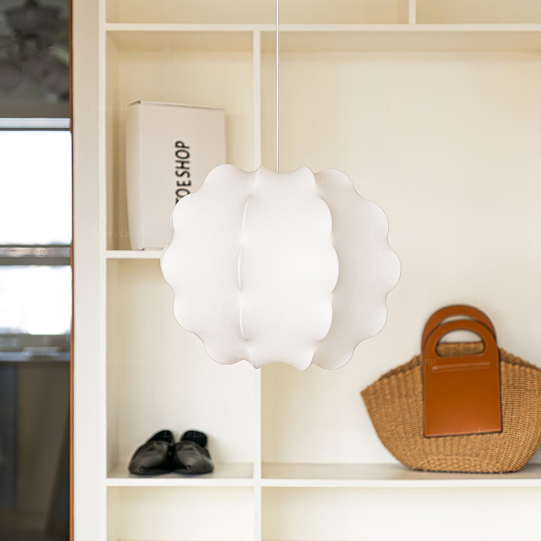 Elora Silk Scandinavian Pendant Lamp
