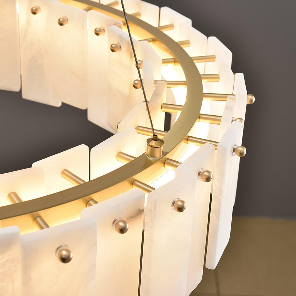 Vodore Alabaster Pendant Light