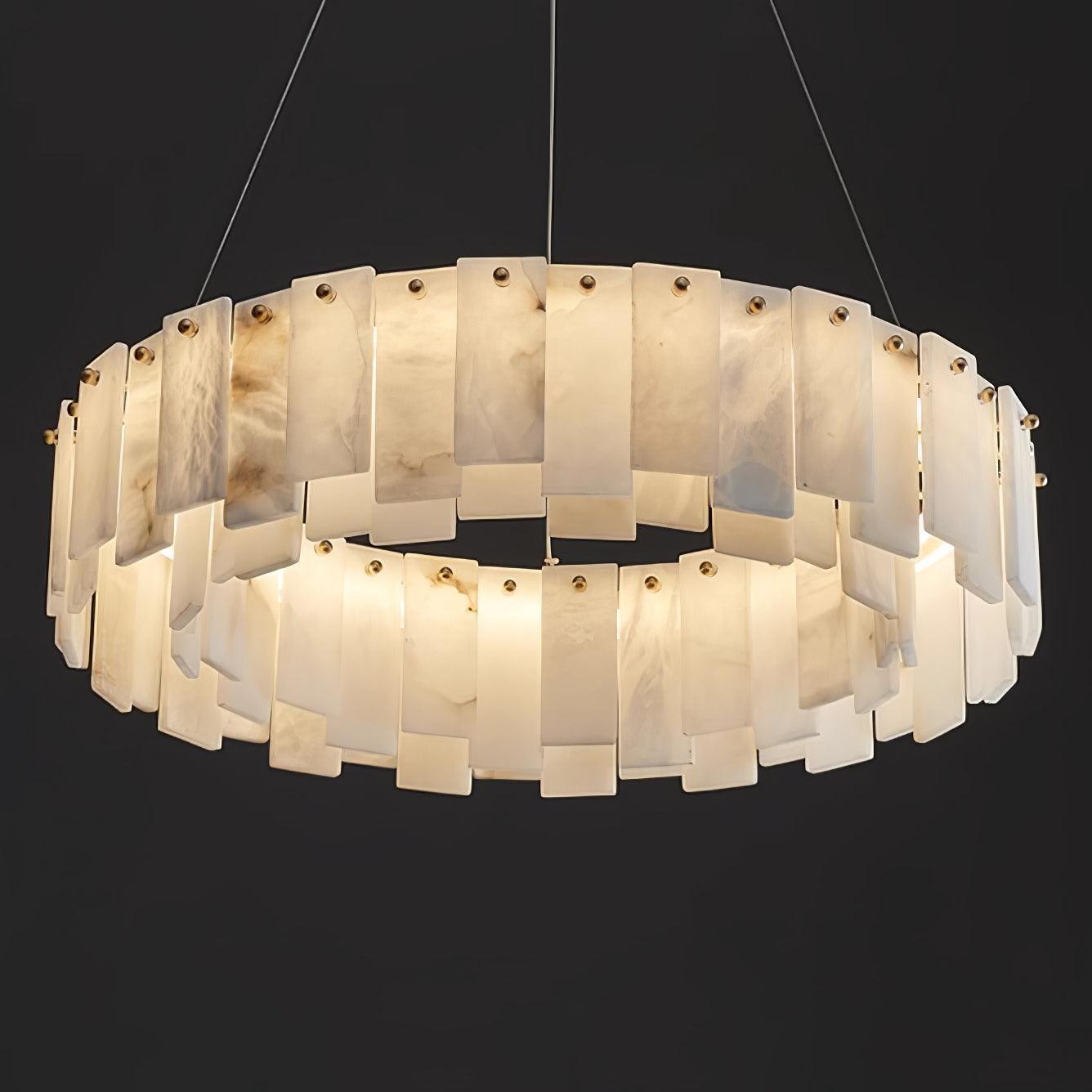 Vodore Alabaster Pendant Light