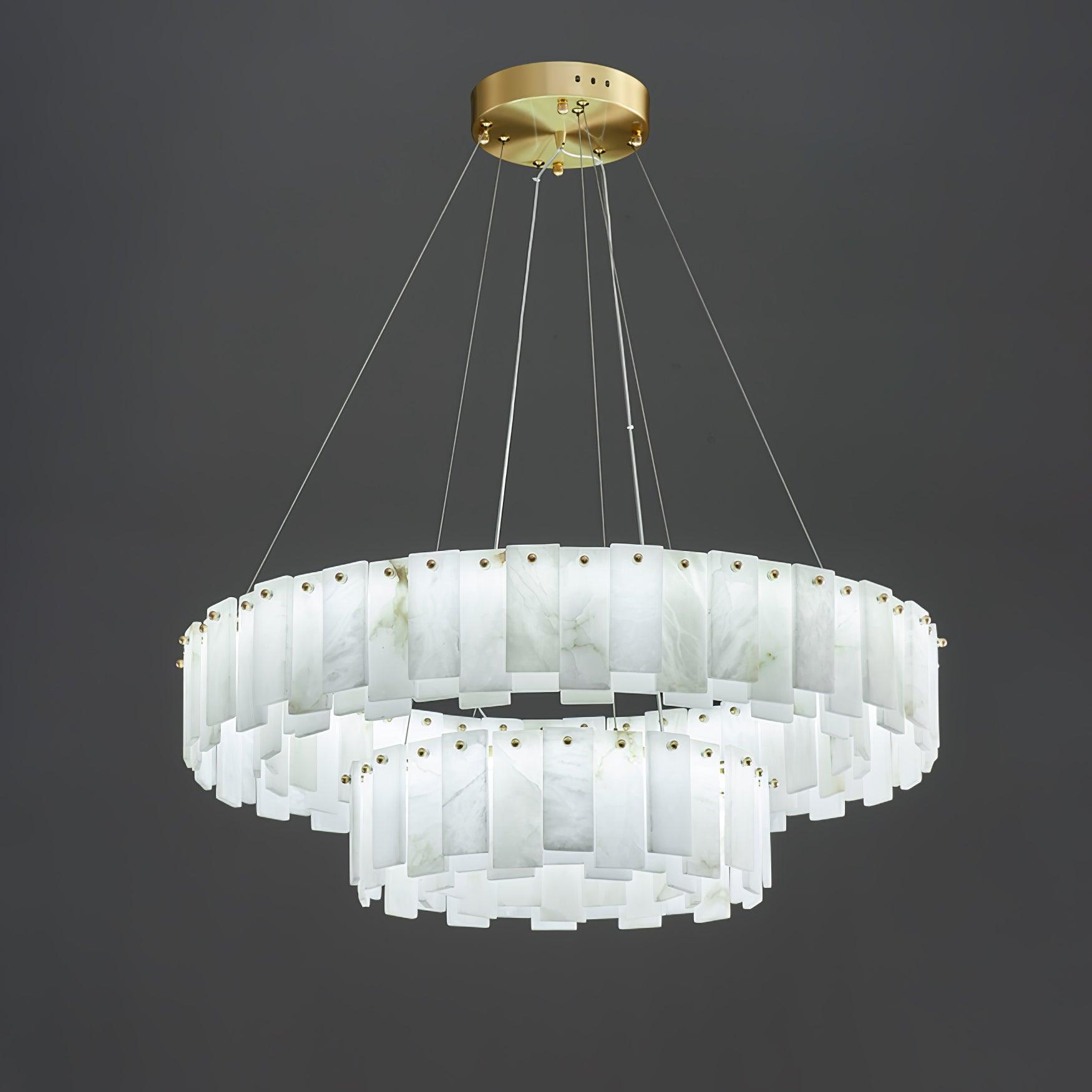 Vodore Alabaster Pendant Light