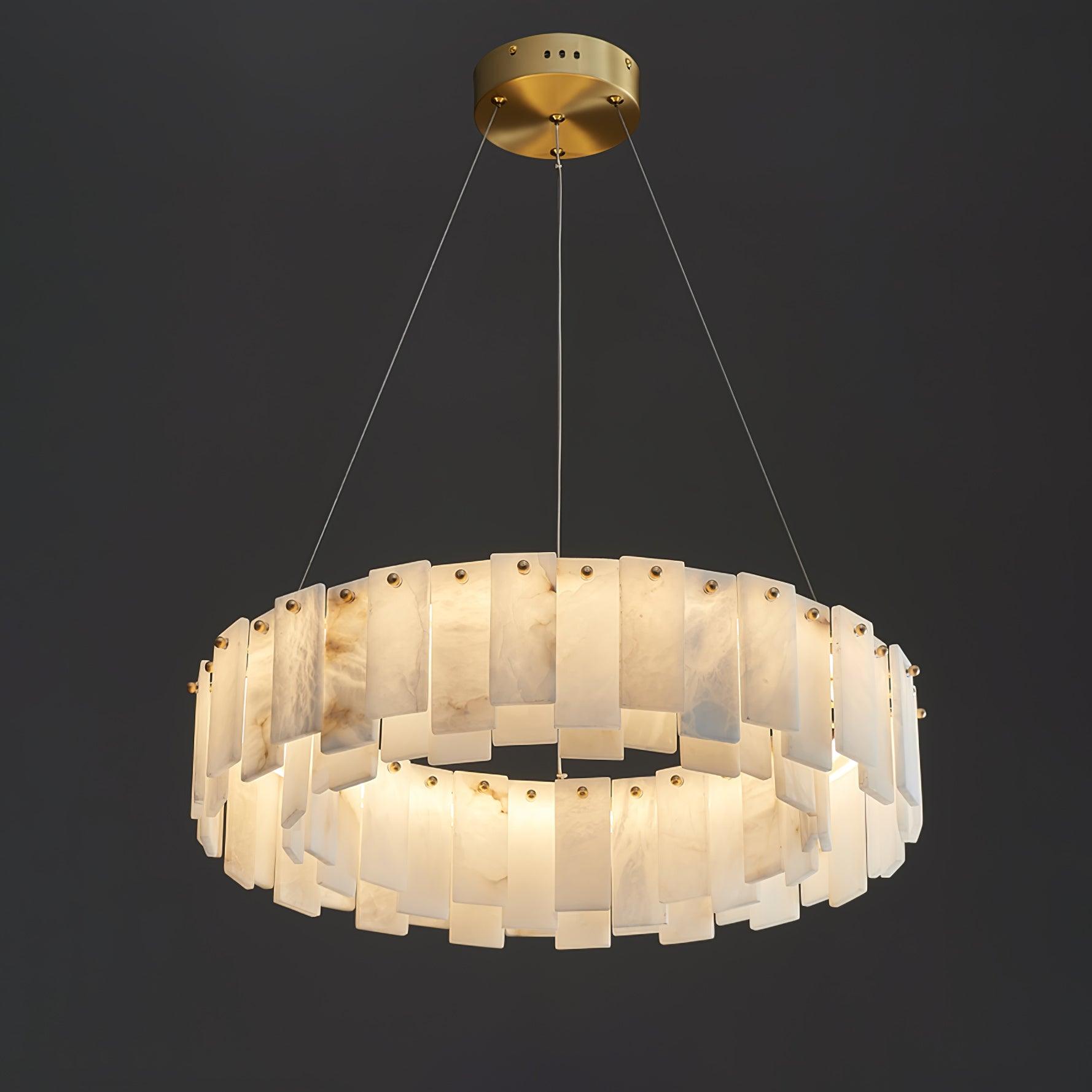 Vodore Alabaster Pendant Light